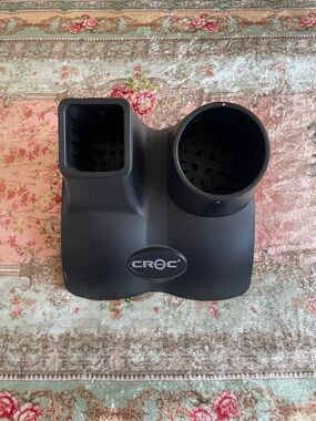 CROC Black Hair Tool/Accessory Holder